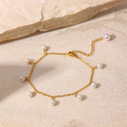 Natalie - Gold Anklet