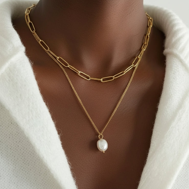 Safiya - Freshwater Pearl Necklace