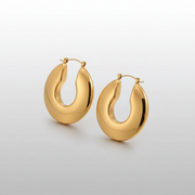 Nina - Chunky Hoop Earrings