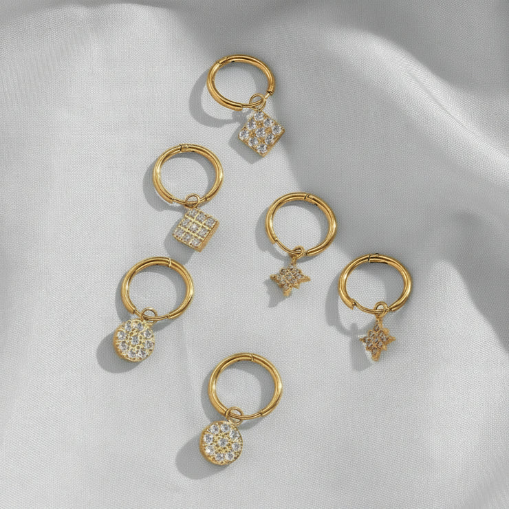 Renee - Gold Earrings