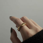 Lena - Twisted Gold Ring