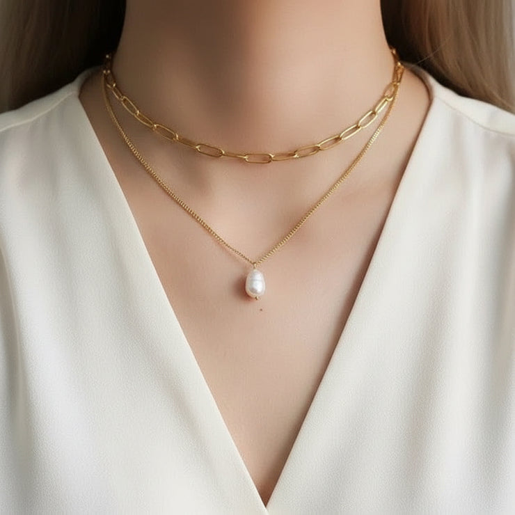 Safiya - Freshwater Pearl Necklace