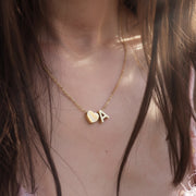 Mallory - Love Initial Letter Necklace