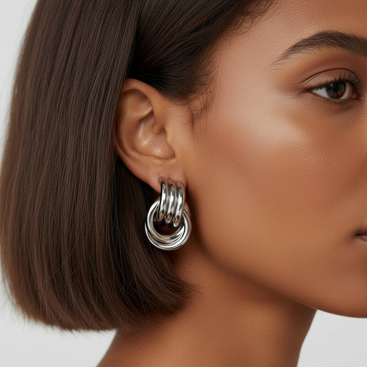 Nora - Layered Hoop Earrings