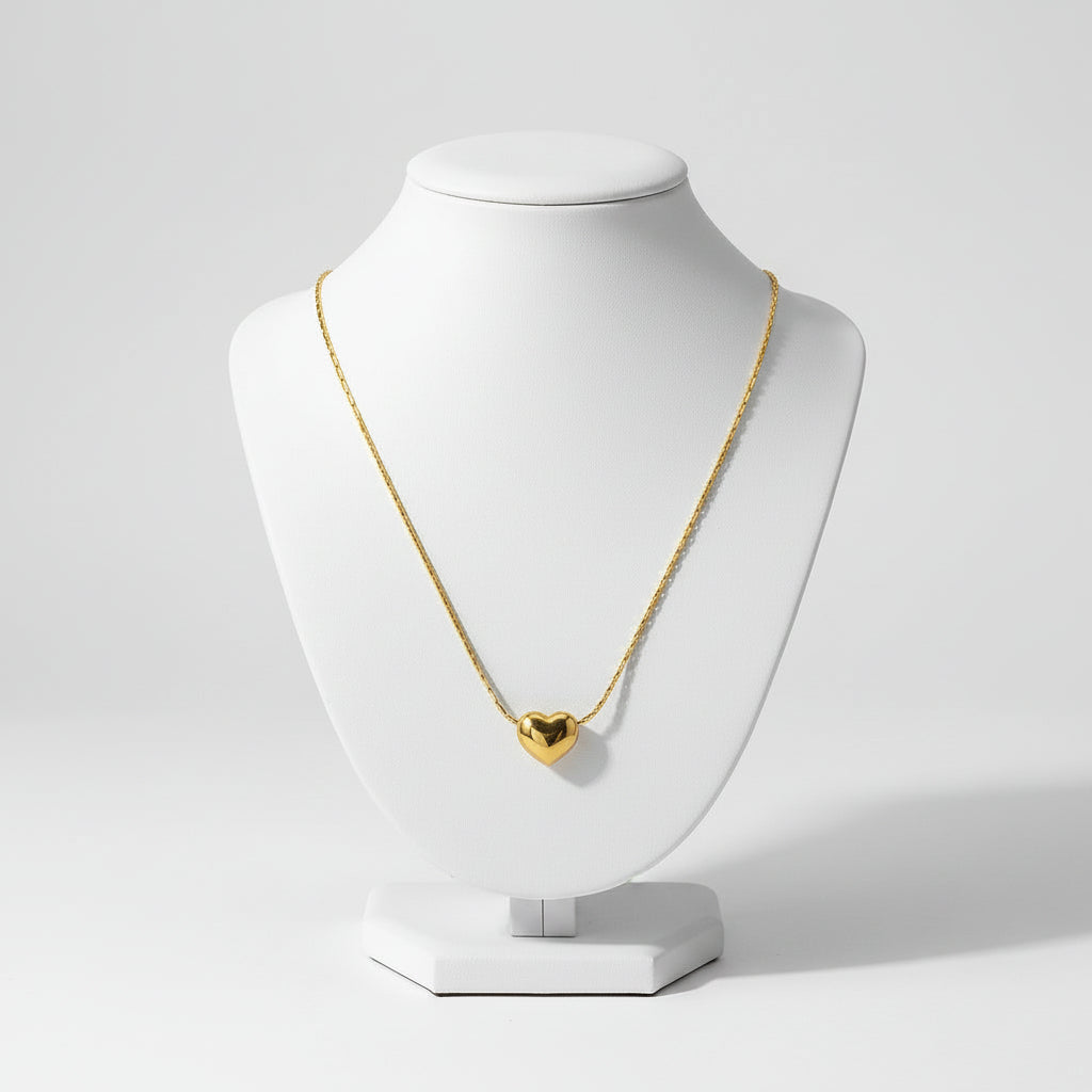 Irene - Gold Heart Necklace