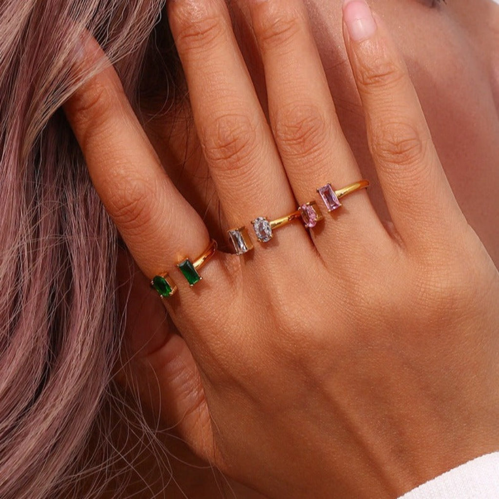 Gemstone Gold Ring