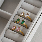 Noelle - Gemstone Gold Ring