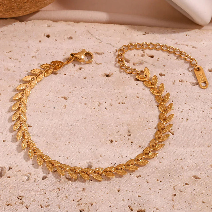 Laurel - Gold Anklet