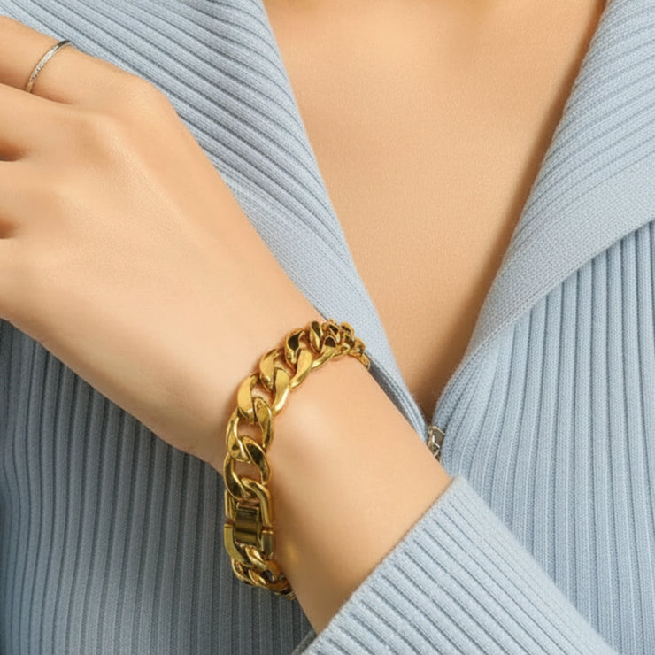 Kayle - Gold Chain Bracelet