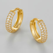 Lena - Chunky Huggie Earrings