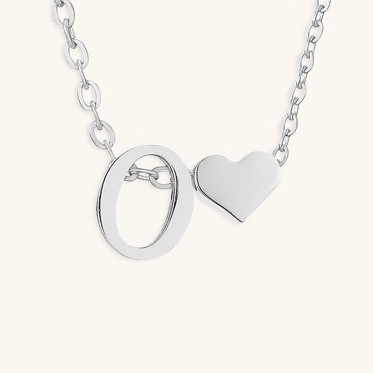Mallory - Love Initial Letter Necklace