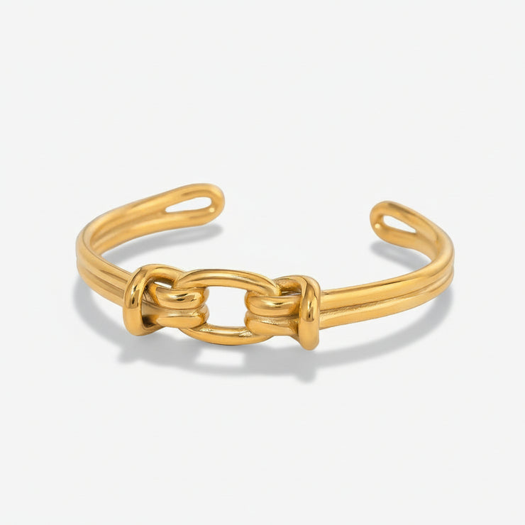 Naomi - Gold Knot Bangle