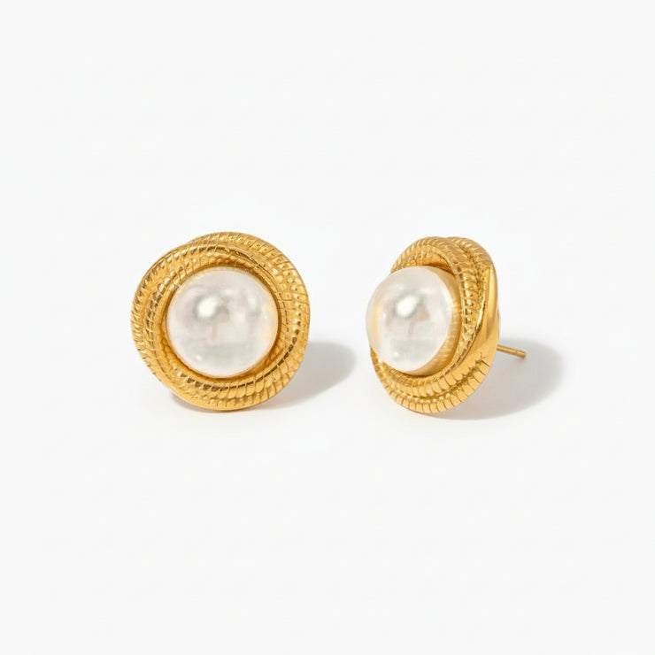 Norina - Freshwater Pearl Earrings