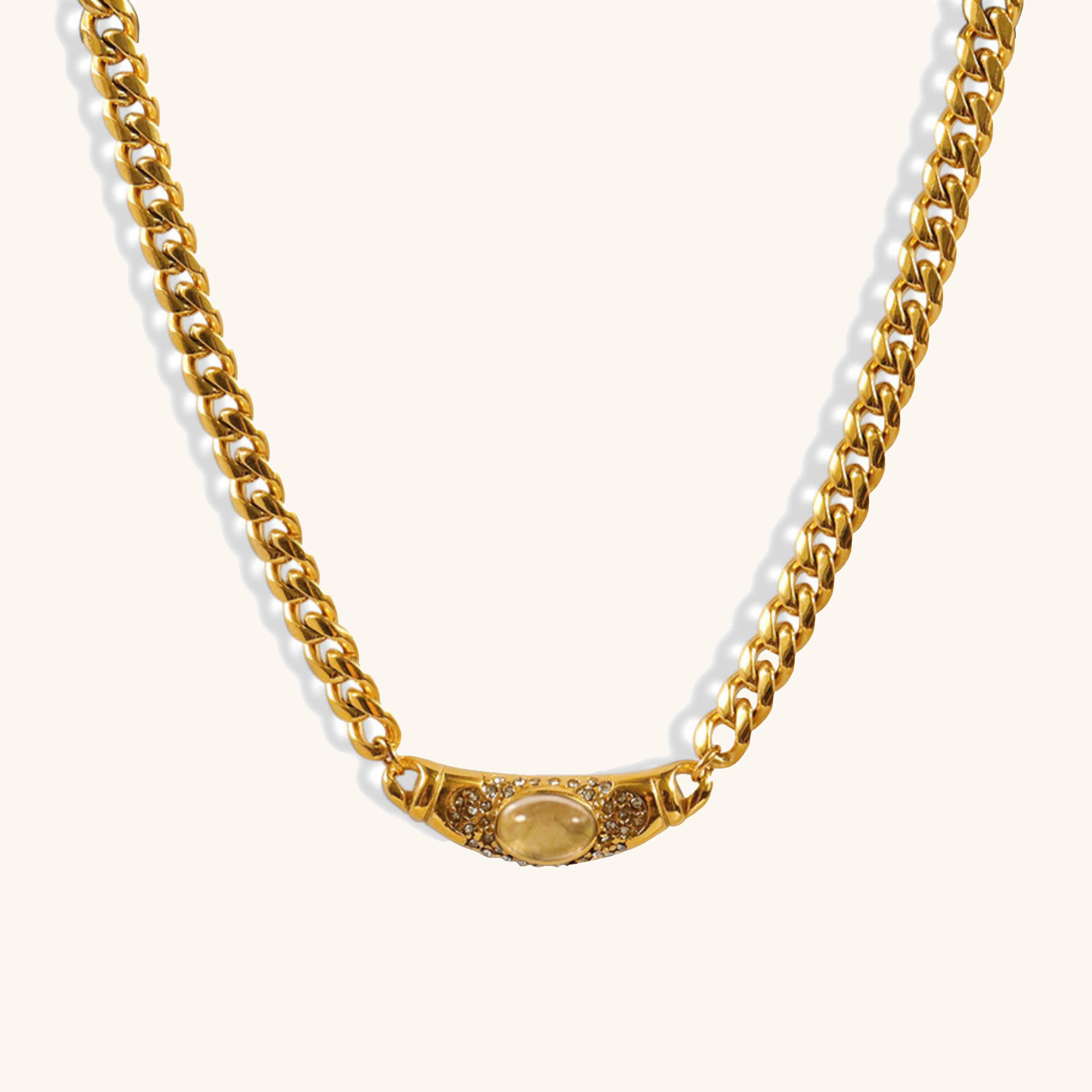 Jasmine - Vintage Gemstone Necklace
