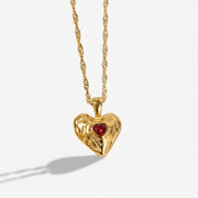 Octavia - Gold Heart Necklace