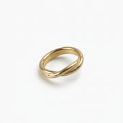 Lena - Twisted Gold Ring