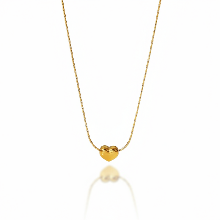 Irene - Gold Heart Necklace
