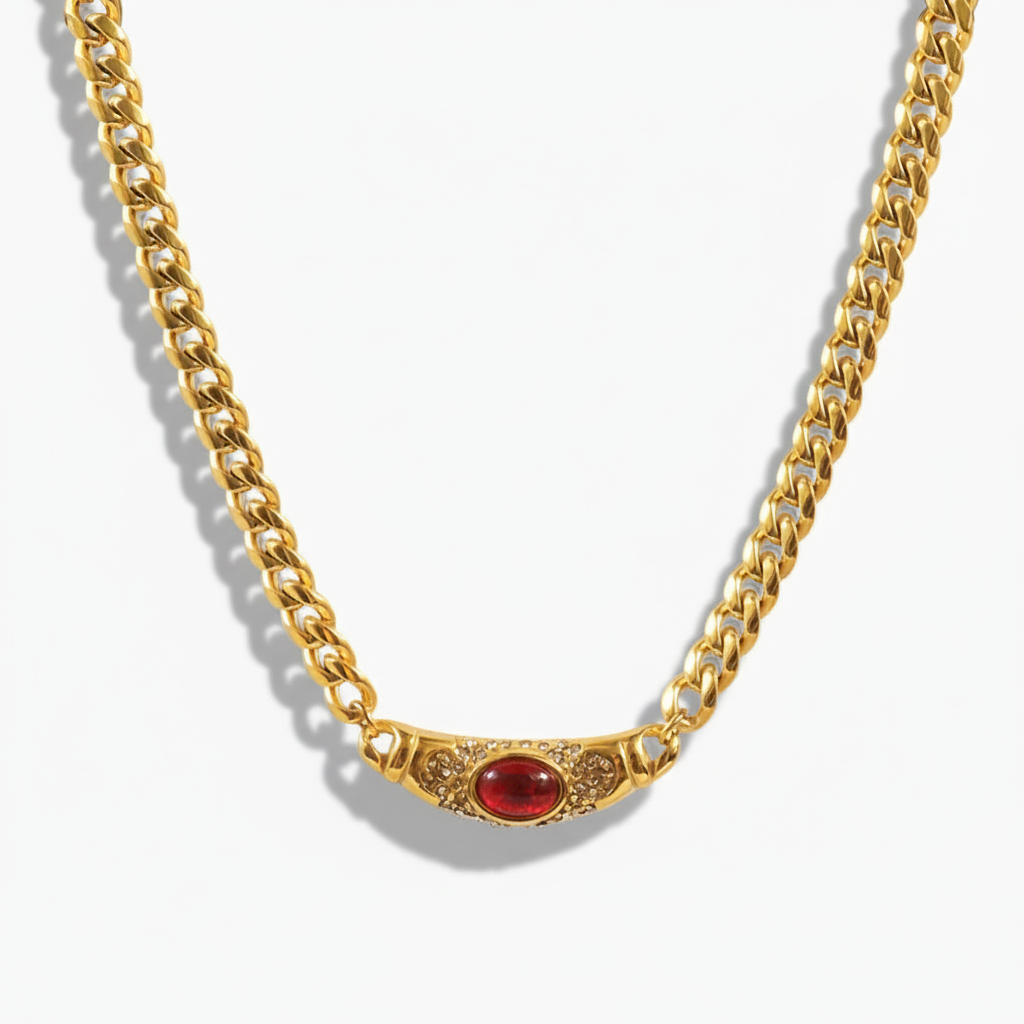 Jasmine - Vintage Gemstone Necklace