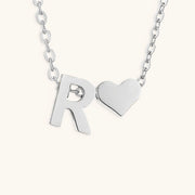 Mallory - Love Initial Letter Necklace