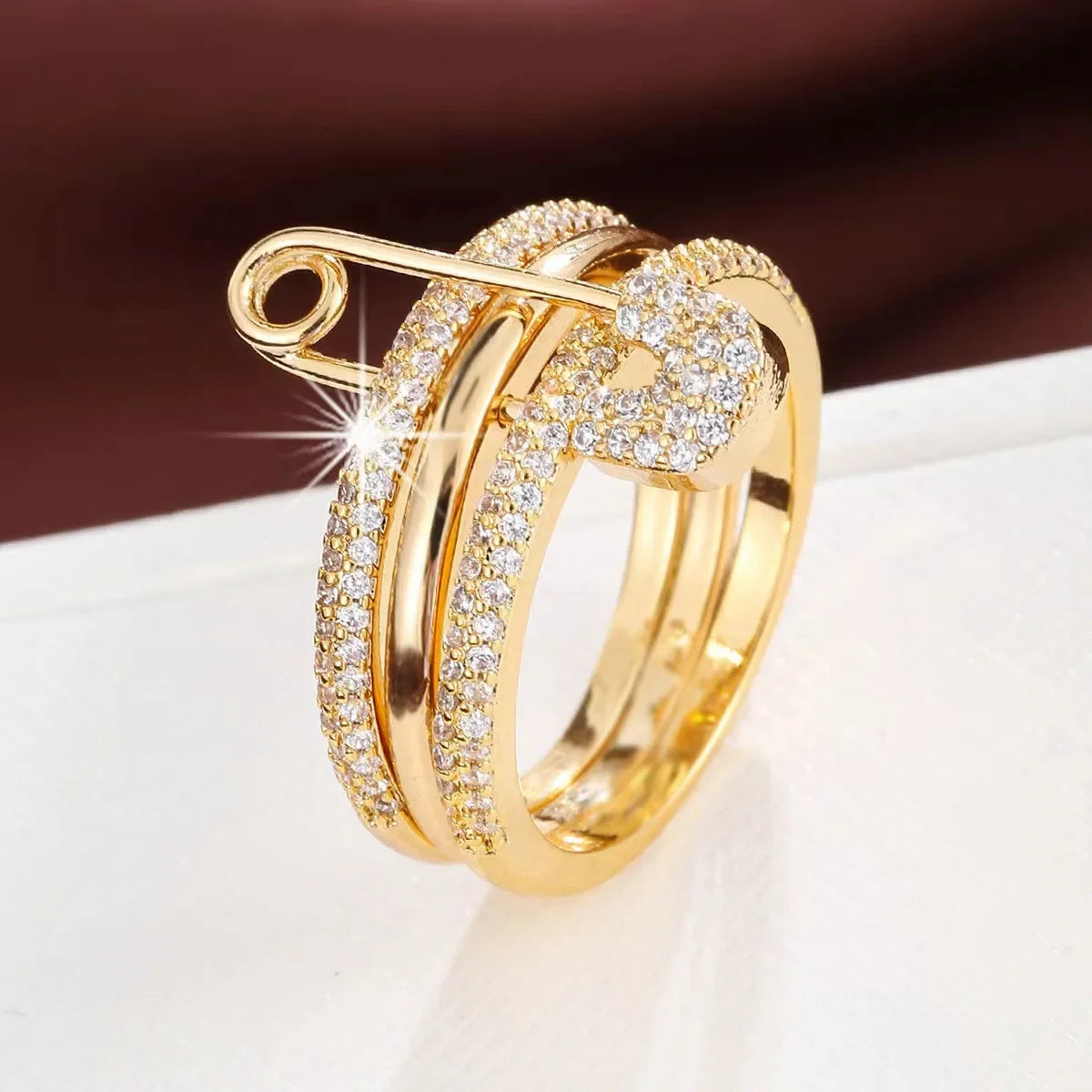 Zircon Pin Ring