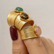 Paisley - Pearl Gold Ring