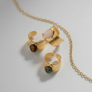 Paisley - Pearl Gold Ring