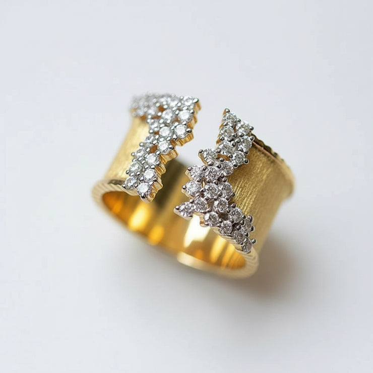 Talia - Diamond Sparkle Open Ring