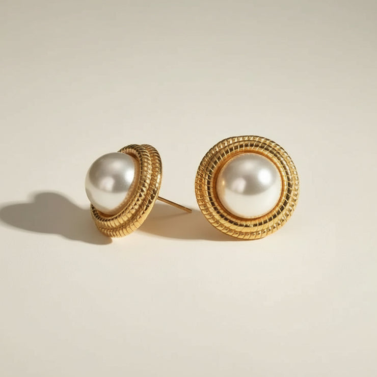 Norina - Freshwater Pearl Earrings