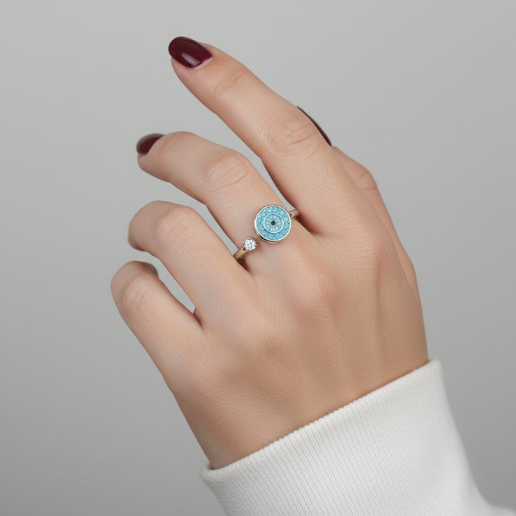 Hope - Blue Oasis Anxiety Ring