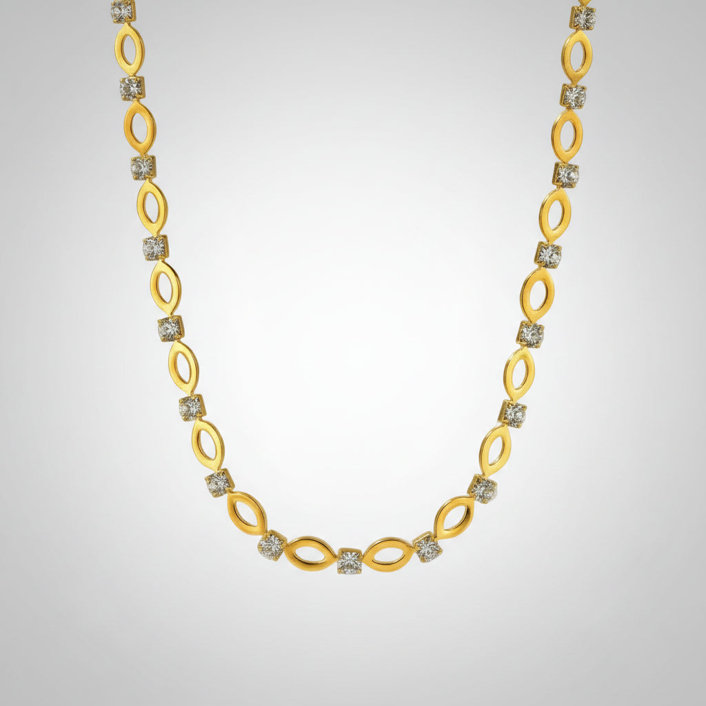 Marquise Glow Necklace & Bracelet Set