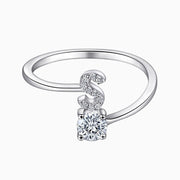 Personalized Initial Sterling Silver Ring