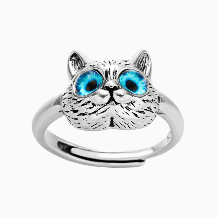 Ozzy - Blue Eye Cat Ring