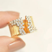 Talia - Diamond Sparkle Open Ring