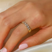 Nell - Gold Patterned Ring