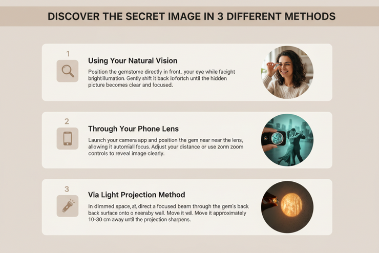 Infinity Heart Projection Pendant