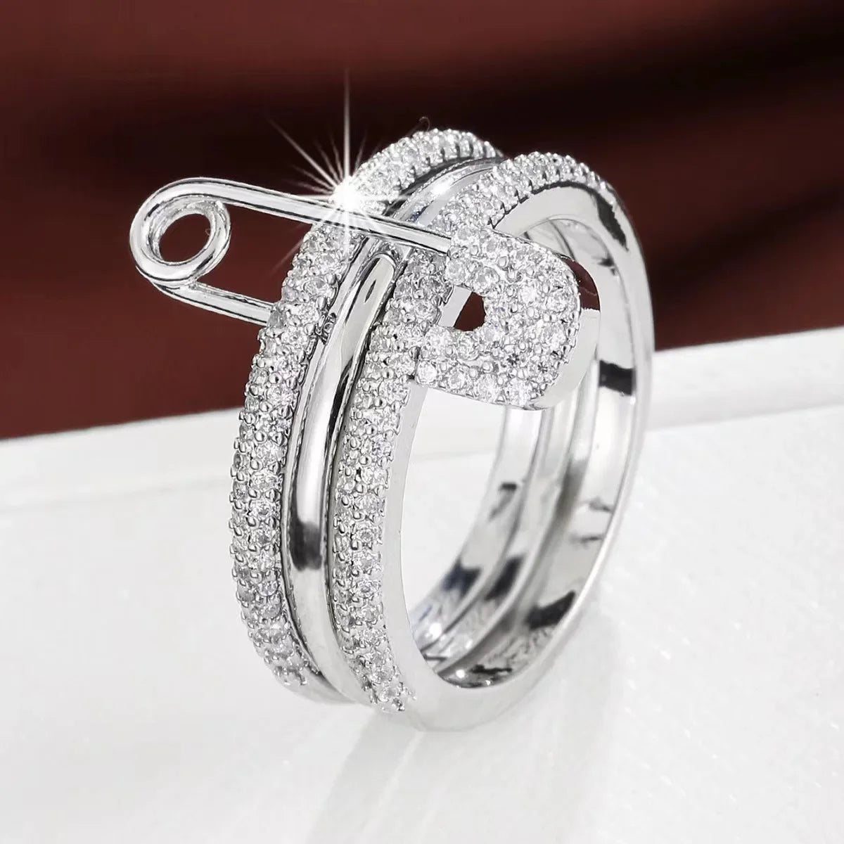 Zircon Pin Ring