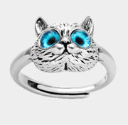Ozzy - Blue Eye Cat Ring