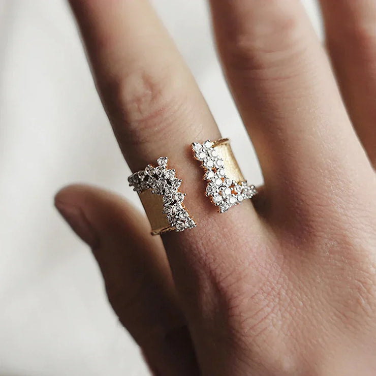 Talia - Diamond Sparkle Open Ring