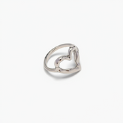 Nalini - Hollow Heart Ring