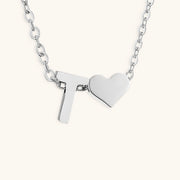 Mallory - Love Initial Letter Necklace