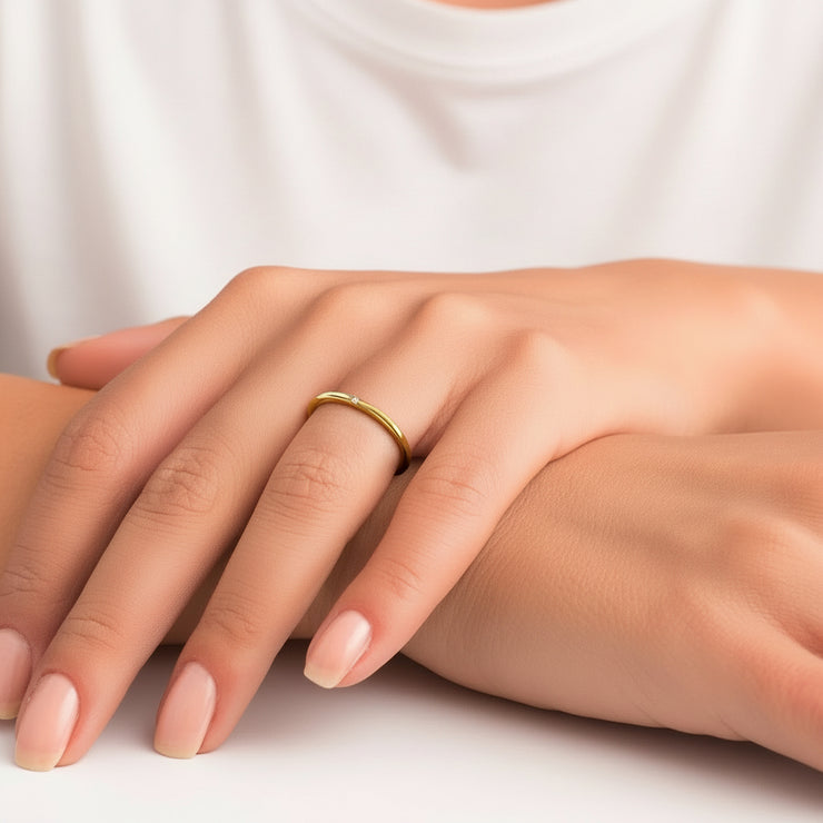 Renae - Slim Gold Ring