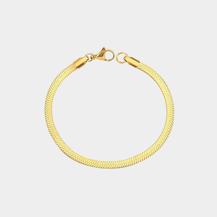Mara - Bold Herringbone Bracelet