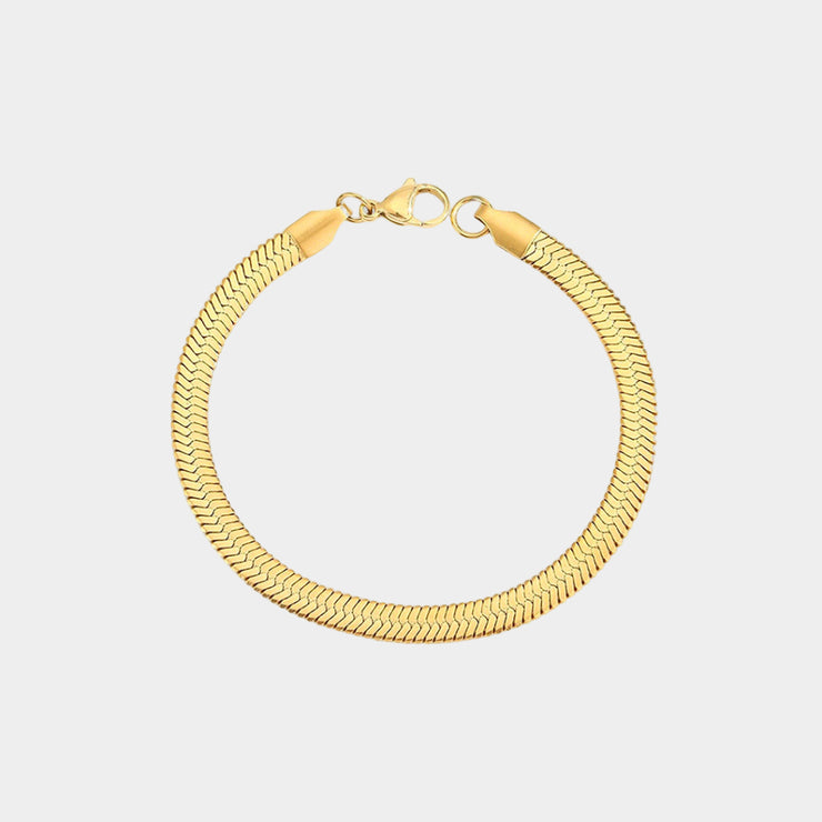 Mara - Bold Herringbone Bracelet