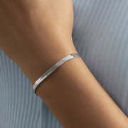 Mara - Bold Herringbone Bracelet