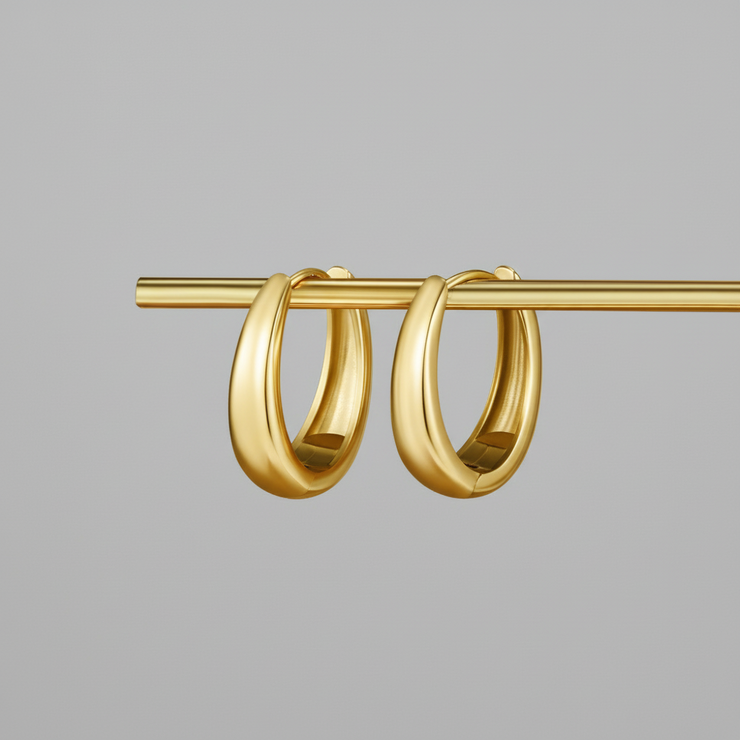 Petra - Chunky Hoop Earrings