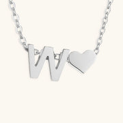 Mallory - Love Initial Letter Necklace