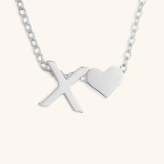 Mallory - Love Initial Letter Necklace