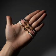 Nora - Adjustable Heart Letter Initial Bracelets Black