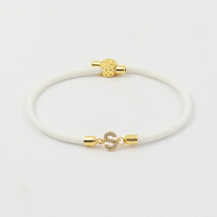 Liora - Adjustable Letter Initial Bracelets