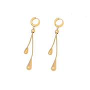 Ismara - Adjustable Pull Droplet Necklace & Earrings